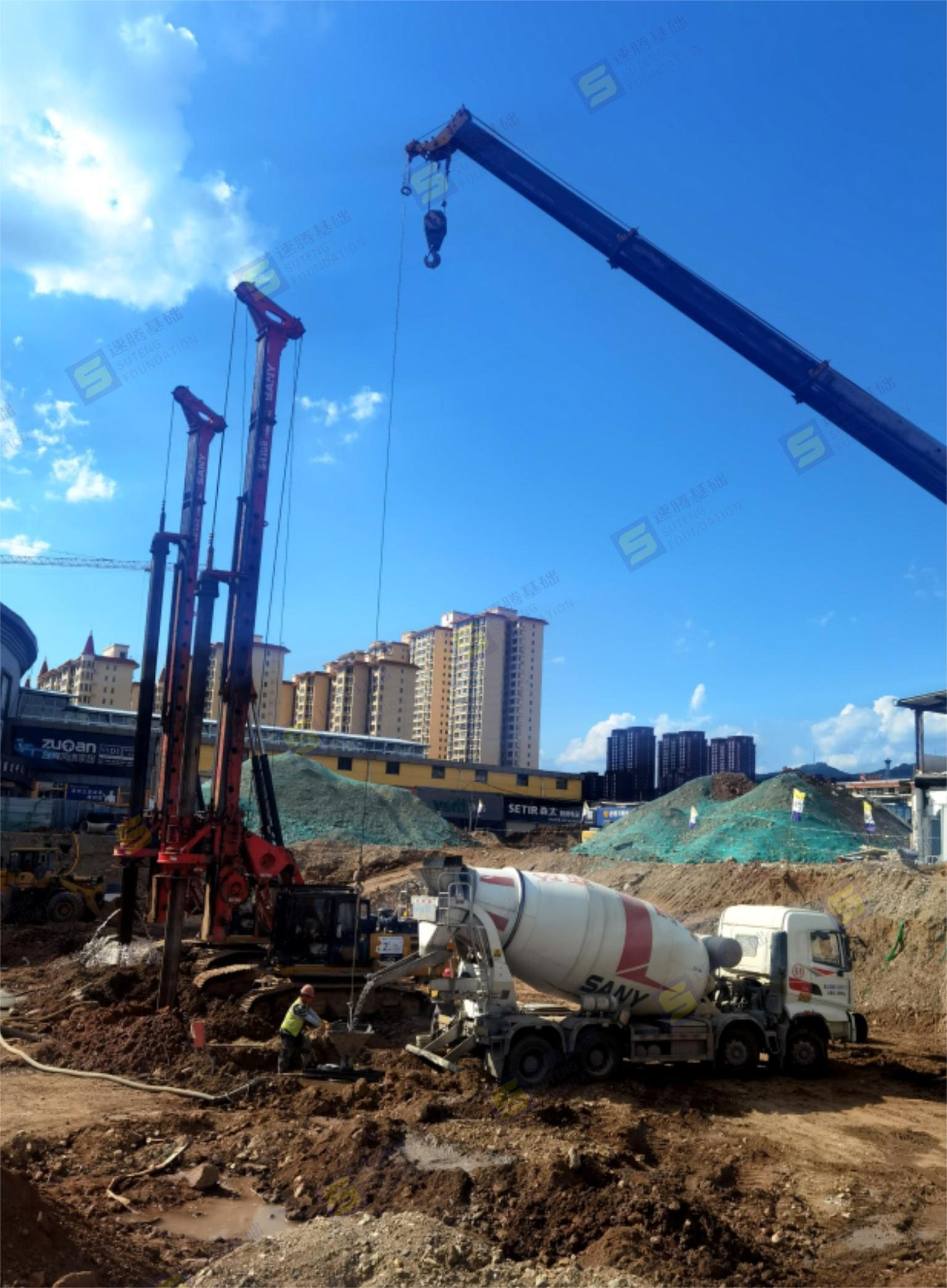 商洛l城春江明月Q一期）桩基工程